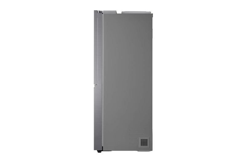 LG 635L Door in Door™ Side by Side (Shiny Steel), Energiklasse F, Vand-/isdispenser med vandtilkobling, Smart Diagnosis™ med Wi-Fi, GSJV70PZTF