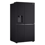 LG 635L Door in Door™ Side by Side (Western Black), Energiklasse E, Vand-/isdispenser med vandtilkobling, Smart Diagnosis™ med Wi-Fi, GSJV70WBTE