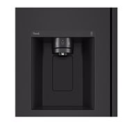 LG 635L Door in Door™ Side by Side (Western Black), Energiklasse E, Vand-/isdispenser med vandtilkobling, Smart Diagnosis™ med Wi-Fi, GSJV70WBTE