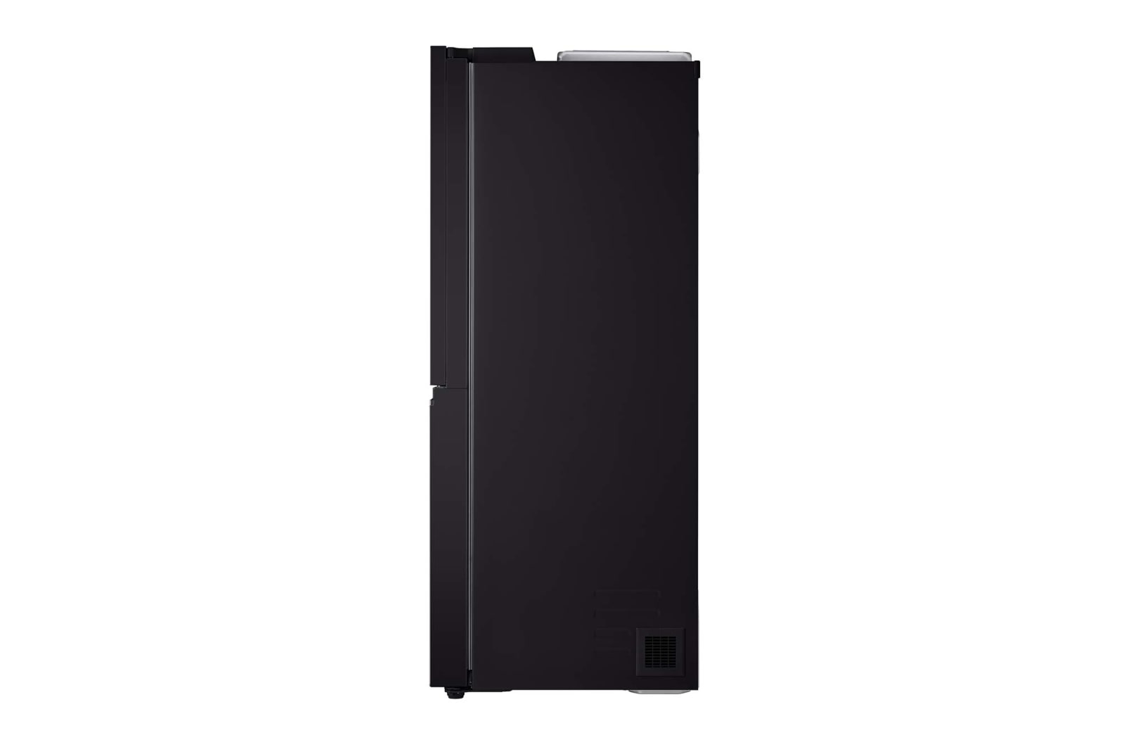 LG 635L Door in Door™ Side by Side (Western Black), Energiklasse E, Vand-/isdispenser med vandtilkobling, Smart Diagnosis™ med Wi-Fi, GSJV70WBTE