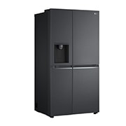 LG 635L Door in Door™ Side by Side (Matte Black Stainless Steel), Energiklasse E, Vand-/isdispenser uden vandtilkobling, Smart Diagnosis™ med Wi-Fi, GSJV71MCLE