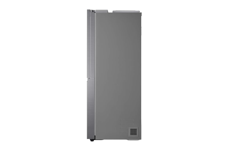 LG 635L Door in Door™ Side by Side (Shiny Steel), Energiklasse E, Vand-/isdispenser uden vandtilkobling, Smart Diagnosis™ med Wi-Fi, GSJV71PZLE