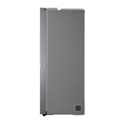 LG 635L Door in Door™ Side by Side (Shiny Steel), Energiklasse E, Vand-/isdispenser uden vandtilkobling, Smart Diagnosis™ med Wi-Fi, GSJV71PZTE
