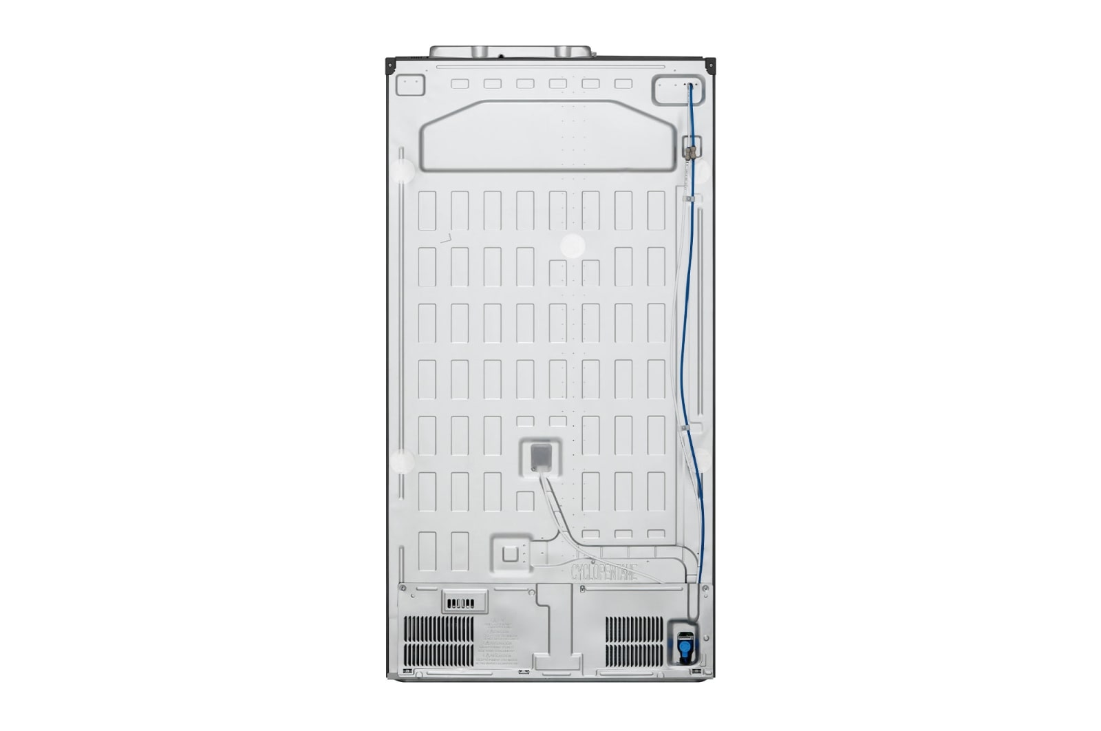LG 635L Door in Door™ Side by Side (Shiny Steel), Energiklasse E, Vand-/isdispenser uden vandtilkobling, Smart Diagnosis™ med Wi-Fi, GSJV71PZTE