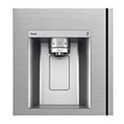 LG  635L Door in Door™ Side by Side (Shiny Steel), Energiklasse E, Vand-/isdispenser uden vandtilkobling, Smart Diagnosis™ med Wi-Fi, GSJV91PZAE