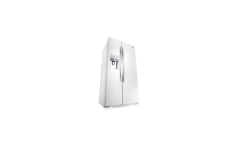 LG Afrimningsfrit side-by-side-skab i med isdispenser (508 L), GSL325SWCV