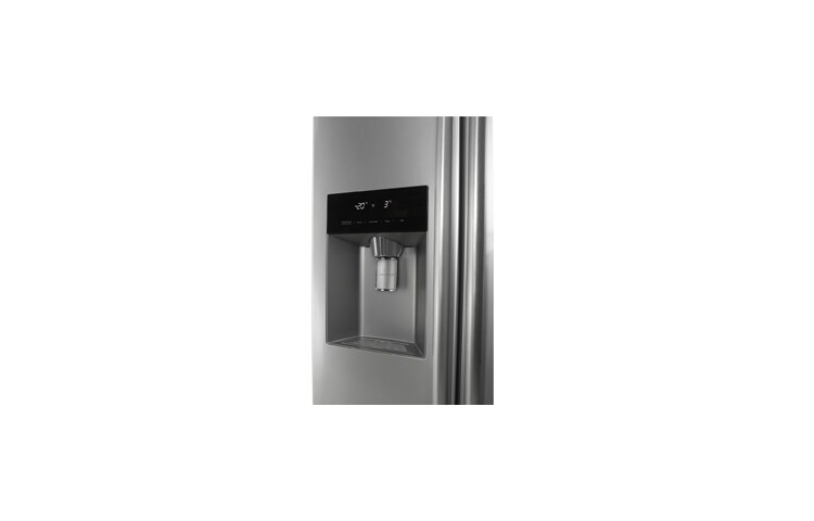 LG Afrimningsfrit side-by-side-skab i med Non Plumbing isdispenser (508 L), GSL325SWYV