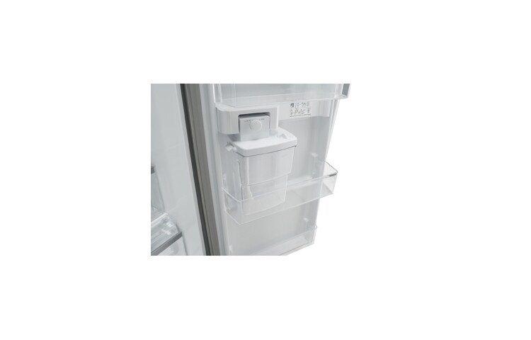 LG Afrimningsfrit side-by-side-skab i med Non Plumbing isdispenser (508 L), GSL325SWYV