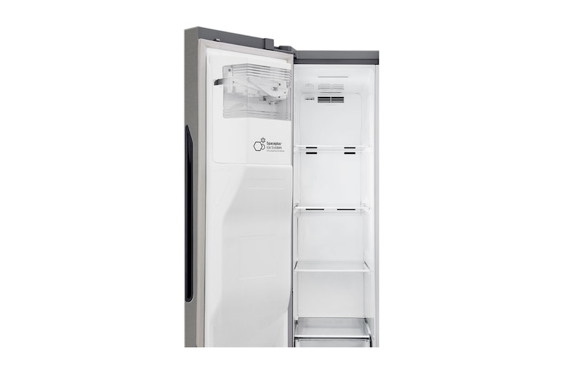 LG 606L Side by Side (mørkegrå) - Is og vand dispenser Energiklasse F Plumbing, Smart Diagnosis™, GSL360ICEZ