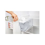 LG 625L Side by Side (mørkegrå) - Is og vand dispenser Energiklasse F Vand-/isdispenser uden vandtilkobling, Smart Diagnosis™ med wifi, GSL471ICEZ