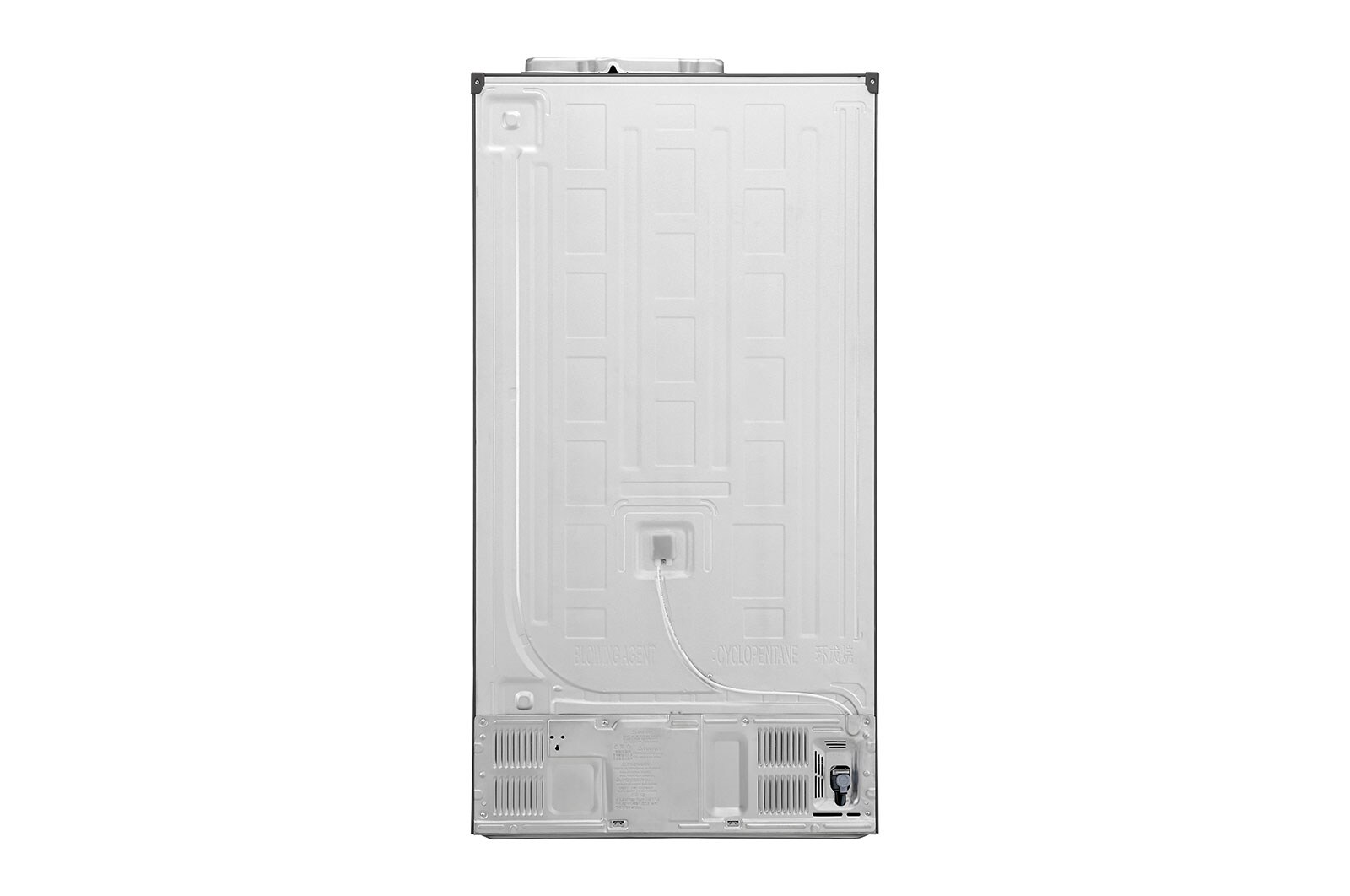 LG 625L Side by Side (mørkegrå) - Is og vand dispenser Energiklasse F Vand-/isdispenser uden vandtilkobling, Smart Diagnosis™ med wifi, GSL471ICEZ