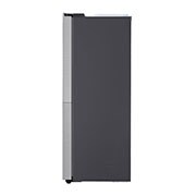 LG 625L Side by Side (Shiny Steel) - Energiklasse F, Vand-/isdispenser med vandtilkobling og Smart Diagnosis™ , GSL480PZXV