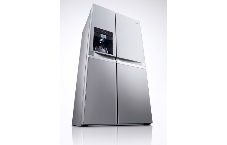 LG Afrimningsfrit side-by-side-skab i med stor kapacitet og Non Plumbing isdispenser (540 L), GSL545NSYZ
