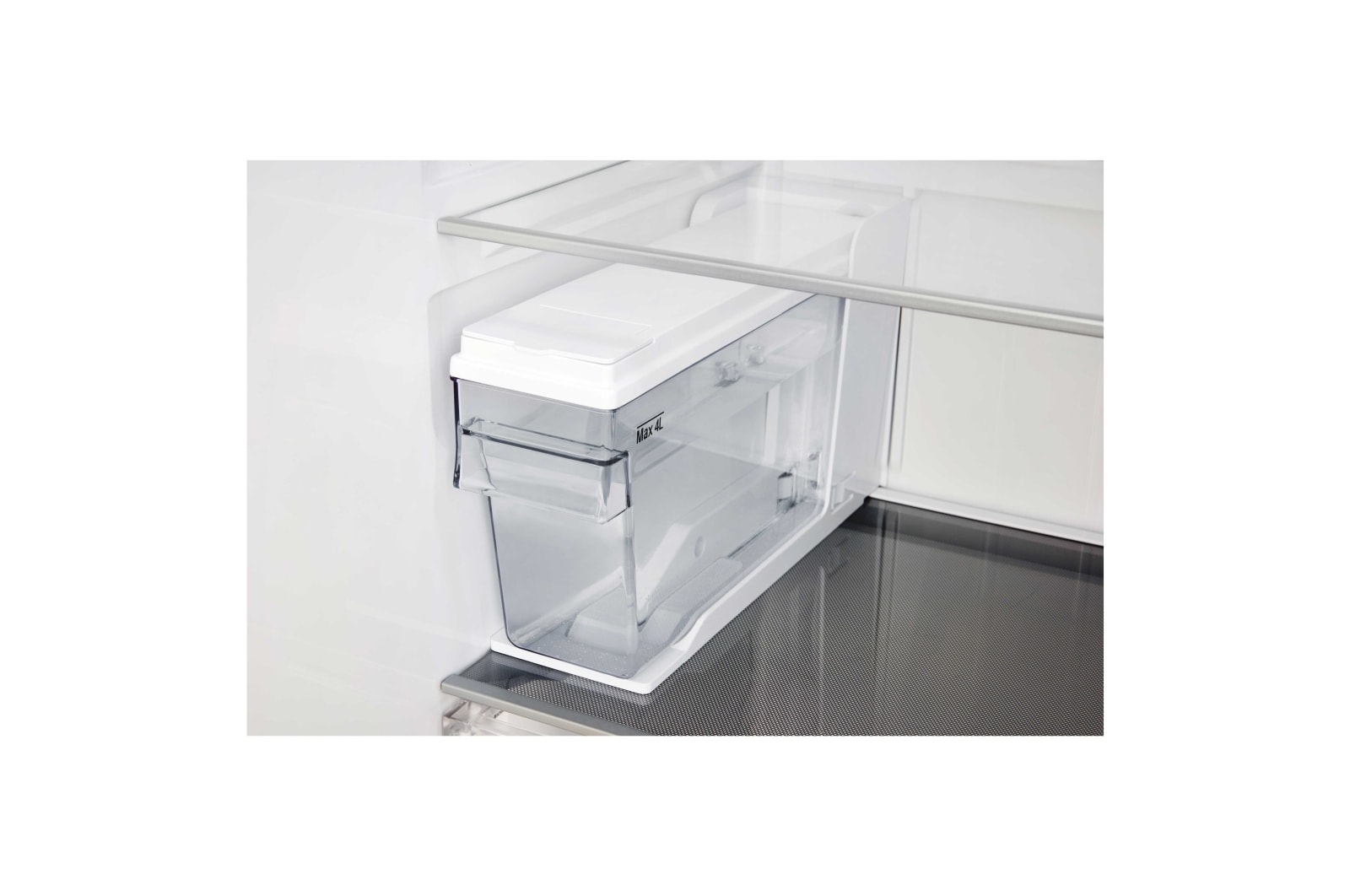 LG 606L Side by Side (Shiny Steel) - Is og vand dispenser Energiklasse F Non Plumbing, Smart Diagnosis™, GSL561PZUZ