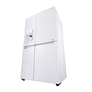 LG 625L Side by Side (Hvid) - Is og vand dispenser Energiklasse F Vand-/isdispenser med vandtilkobling, Smart Diagnosis™ med wifi, GSL760SWXV
