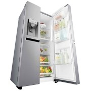 LG 625L Side by Side (Shiny Steel) - Is og vand dispenser Energiklasse F Plumbing, Smart Diagnosis™ med wifi, GSL960PZBZ