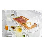 LG 625L Side by Side (Shiny Steel), Is og vand dispenser, Energiklasse F, Vand-/isdispenser med vandtilkobling, Smart Diagnosis™ med Wi-Fi, GSL960PZUZ