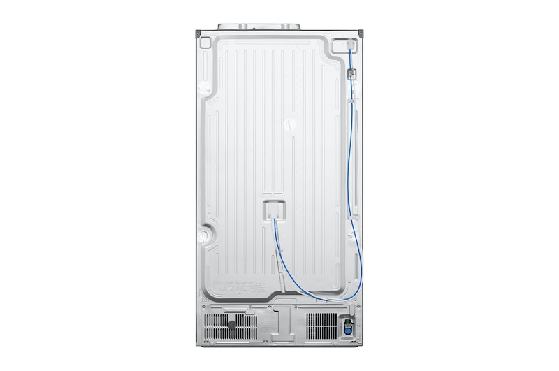 LG 638L Side by Side (Prime Silver), Energiklasse E, Vand-/isdispenser med vandtilkobling, Smart Diagnosis™, GSLC40PYPE