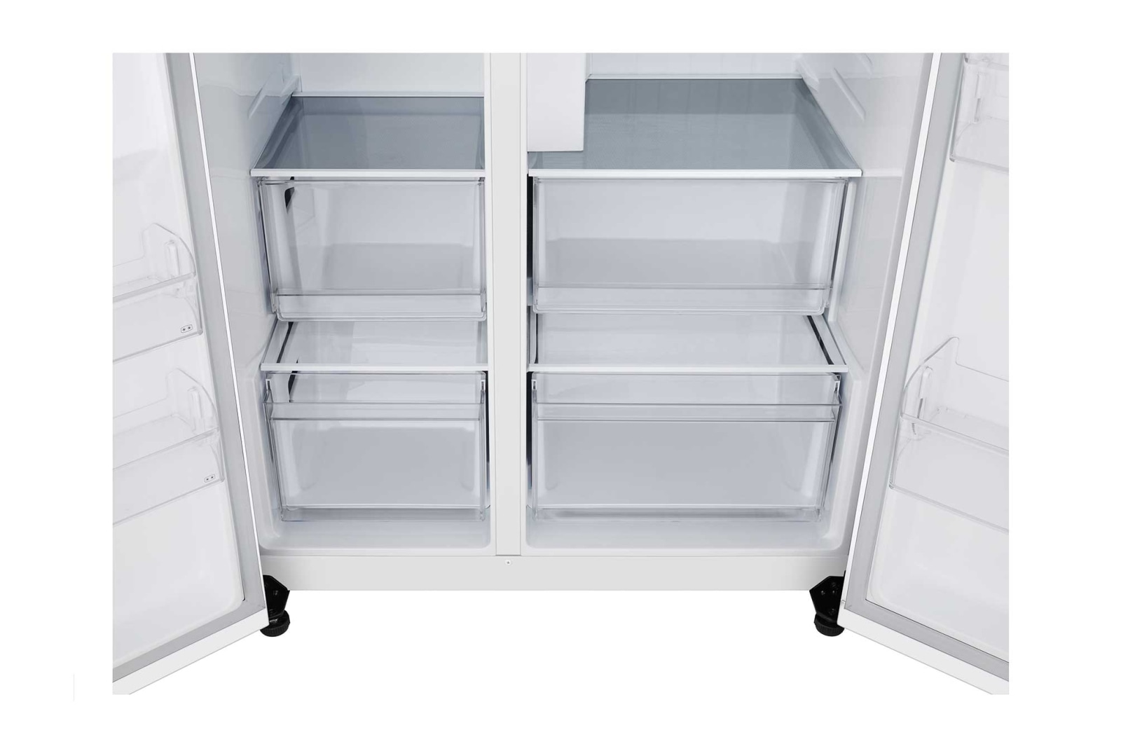 LG 638L Side by Side (Hvid), Energiklasse E, Vand-/isdispenser med vandtilkobling, Smart Diagnosis™, GSLC40SWPE