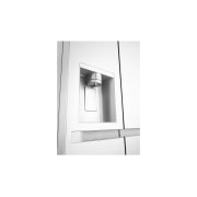 LG 638L Side by Side (Hvid), Energiklasse E, Vand-/isdispenser med vandtilkobling, Smart Diagnosis™, GSLC40SWPE