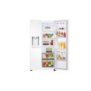 LG 638L Side by Side (Hvid), Energiklasse E, Vand-/isdispenser med vandtilkobling, Smart Diagnosis™, GSLC40SWPE