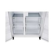 LG 638L Side by Side (Hvid), Energiklasse E, Vand-/isdispenser med vandtilkobling, Smart Diagnosis™, GSLC40SWPE