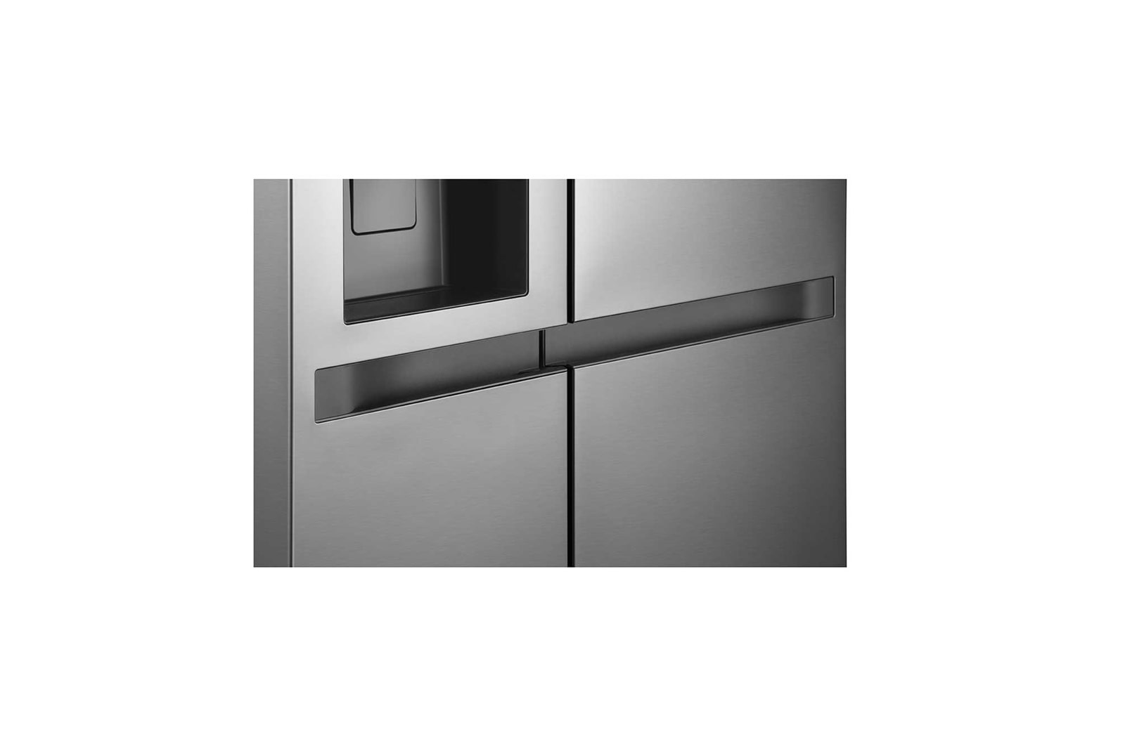 LG 641L Side by Side (Prime Silver), Energiklasse E, Vand-/isdispenser uden vandtilkobling, Smart Diagnosis™, GSLC41PYPE