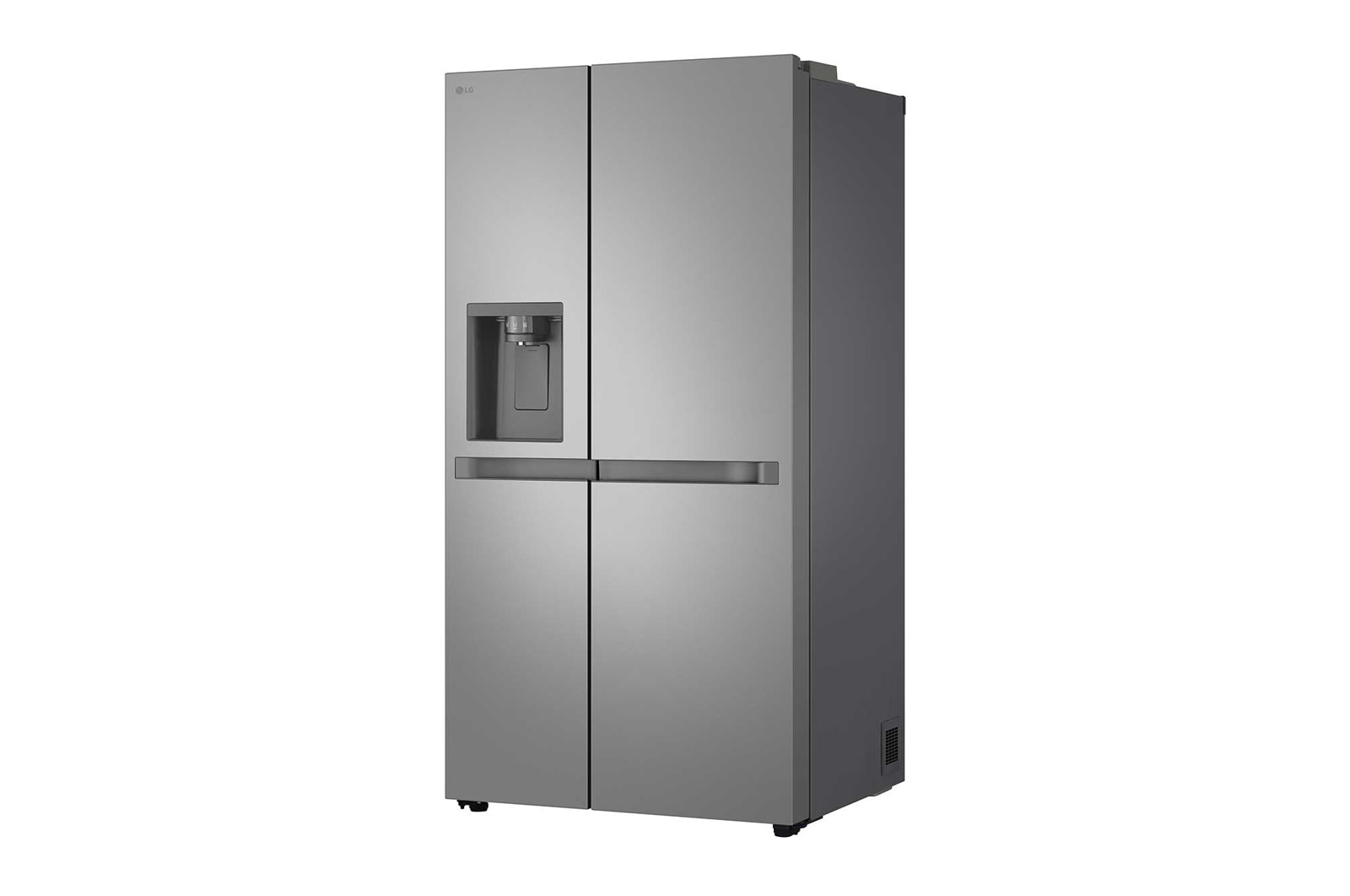 LG 641L Side by Side (Prime Silver), Energiklasse E, Vand-/isdispenser uden vandtilkobling, Smart Diagnosis™, GSLC41PYPE