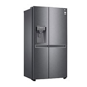 LG 634L Side by Side (Dark Graphite), Is og vand dispenser, Energiklasse F, Vand-/isdispenser med vandtilkobling, Smart Diagnosis™, GSLV30DSXM