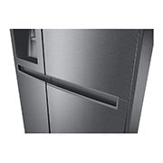 LG 634L Side by Side (Dark Graphite), Is og vand dispenser, Energiklasse E, Vand-/isdispenser uden vandtilkobling, Smart Diagnosis™, GSLV31DSXE