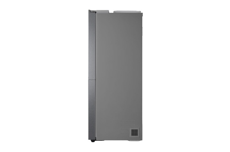 LG 634L Side by Side (Dark Graphite), Is og vand dispenser, Energiklasse E, Vand-/isdispenser uden vandtilkobling, Smart Diagnosis™, GSLV31DSXE