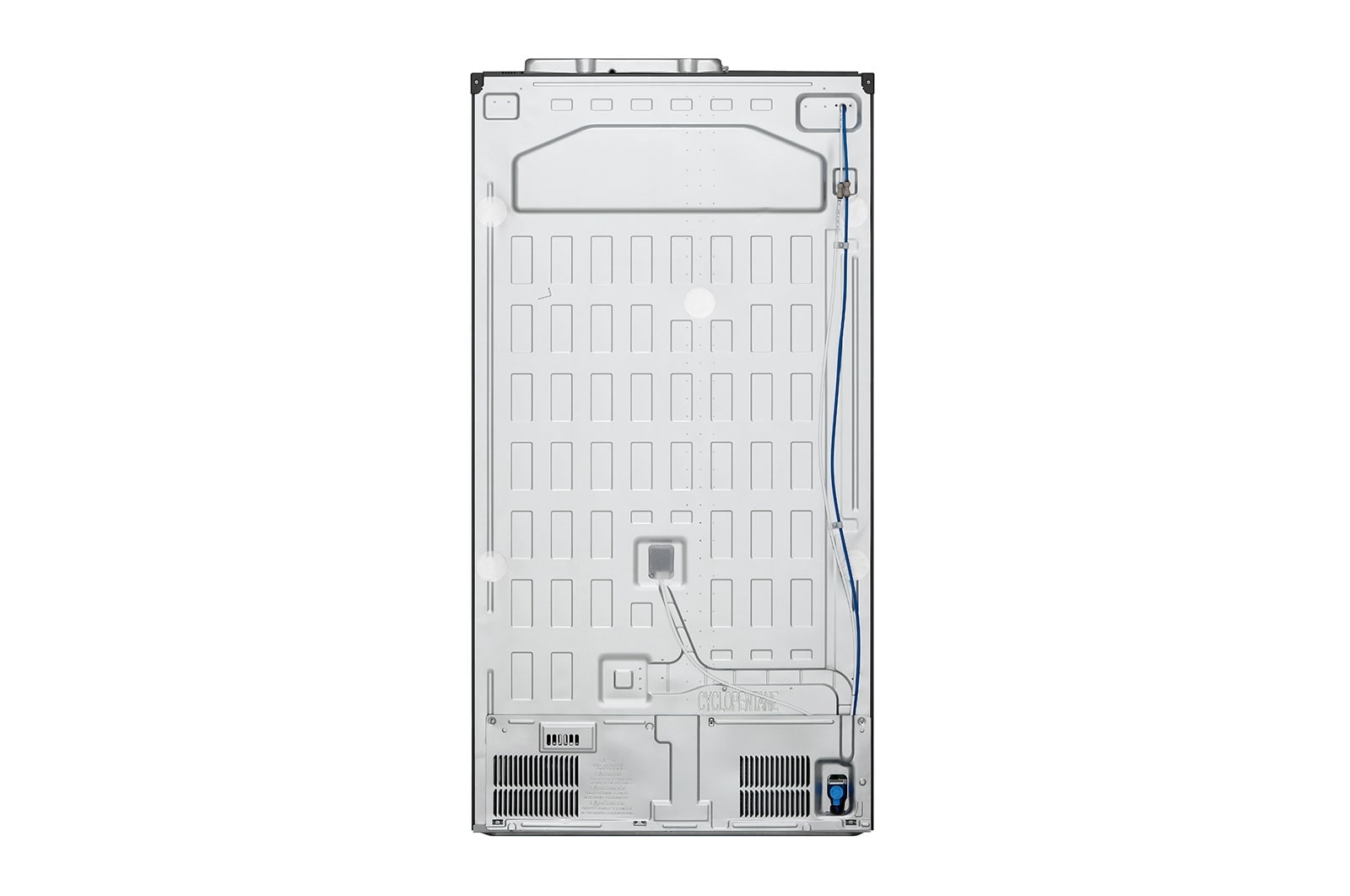 LG 634L Side by Side (Dark Graphite), Is og vand dispenser, Energiklasse E, Vand-/isdispenser uden vandtilkobling, Smart Diagnosis™, GSLV31DSXE