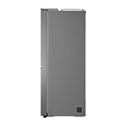 LG 635L Side by Side (Shiny Steel), Energiklasse E, Vand-/isdispenser uden vandtilkoblingg, Smart Diagnosis™ , GSLV51PZXE
