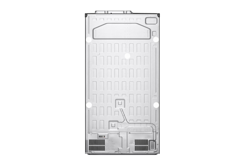 LG 635L Side by Side (Shiny Steel), Is og vand dispenser, Energiklasse E, Vand-/isdispenser med vandtilkobling, Smart Diagnosis™ med Wi-Fi, GSLV70PZLE