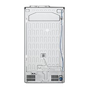 LG 635L Side by Side (Matte Black Steel), Is og vand dispenser, Energiklasse E, Vand-/isdispenser uden vandtilkobling, Smart Diagnosis™ med Wi-Fi, GSLV71MCLE