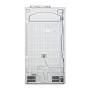LG 635L Side by Side (Hvid), Is og vand dispenser, Energiklasse E, Vand-/isdispenser uden vandtilkobling, Smart Diagnosis™ med Wi-Fi, GSLV71SWTE