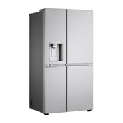 LG 635L Side by Side (Metal Sorbet), Energiklasse C, Vand-/isdispenser uden vandtilkobling, Smart Diagnosis™ med Wi-Fi, GSLV91MBAC