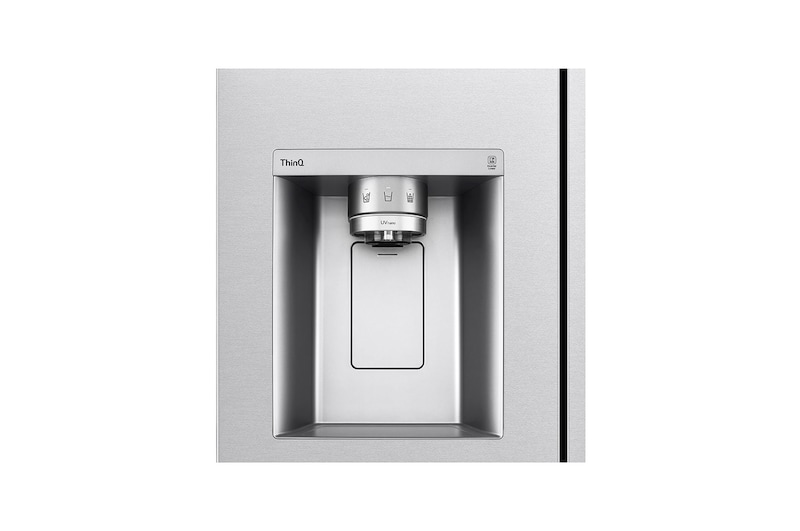LG 635L Side by Side (Metal Sorbet), Energiklasse C, Vand-/isdispenser uden vandtilkobling, Smart Diagnosis™ med Wi-Fi, GSLV91MBAC
