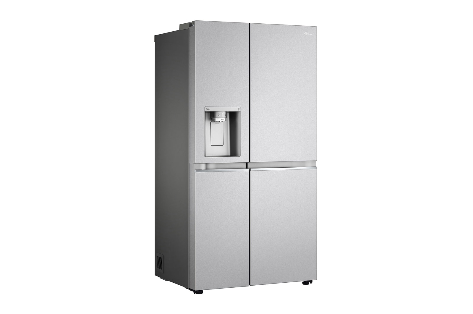 LG 635L Side by Side (Metal Sorbet), Energiklasse C, Vand-/isdispenser uden vandtilkobling, Smart Diagnosis™ med Wi-Fi, GSLV91MBAC