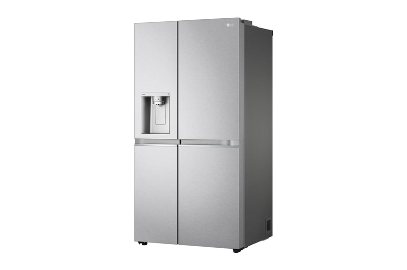 LG 635L Side by Side (Metal Sorbet), Energiklasse C, Vand-/isdispenser uden vandtilkobling, Smart Diagnosis™ med Wi-Fi, GSLV91MBAC
