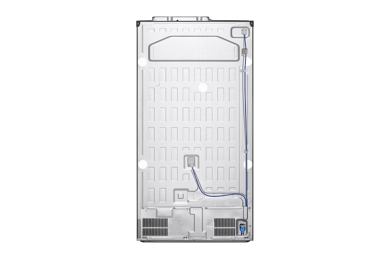 LG 635L Side by Side (Metal Sorbet), Energiklasse C, Vand-/isdispenser uden vandtilkobling, Smart Diagnosis™ med Wi-Fi, GSLV91MBAC