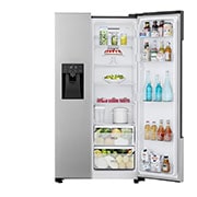 LG 562L Side by Side (Silver), Energiklasse E, Vann/isdispenser uden vandtilkobling, GSM32HSBEH