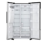 LG 562L Side by Side (Silver), Energiklasse E, Vann/isdispenser uden vandtilkobling, GSM32HSBEH
