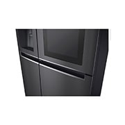 LG 625L InstaView Door in Door™ Side by Side (Matte Black) - Energiklasse E, Vand-/isdispenser uden vandtilkobling og Smart Diagnosis™ med Wi-Fi, GSX961MCCE