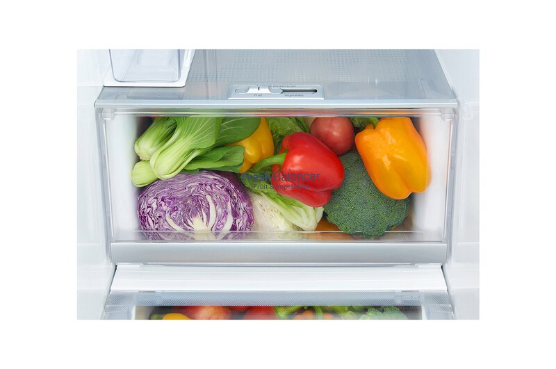 LG 625L InstaView Door in Door™ Side by Side (Matte Black) - Energiklasse F, Vand-/isdispenser uden vandtilkobling og Smart Diagnosis™ med Wi-Fi, GSX961MCCZ