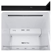 LG 625L InstaView Door in Door™ Side by Side (Matte Black), Energiklasse F, Vand-/isdispenser med vandtilkobling, Smart Diagnosis™ med Wi-Fi, GSX960MCVZ