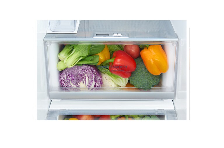 LG 625L InstaView Door in Door™ Side by Side (Perfect Steel) - Energiklasse F, Vand-/isdispenser uden vandtilkobling og Smart Diagnosis™ med Wi-Fi, GSX961NSAZ
