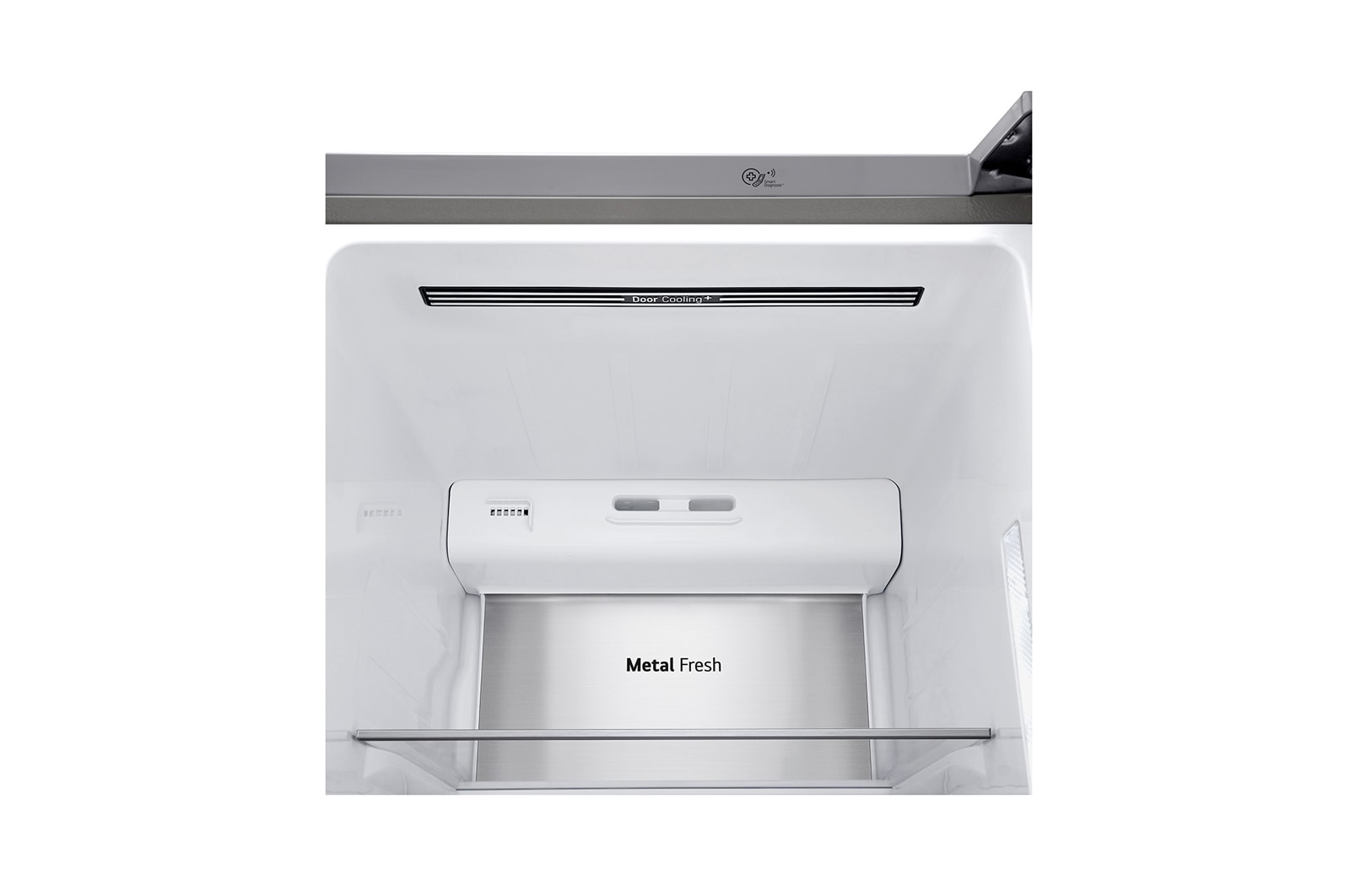 LG 625L InstaView Door in Door™ Side by Side (Perfect Steel) - Energiklasse F, Vand-/isdispenser uden vandtilkobling og Smart Diagnosis™ med Wi-Fi, GSX961NSCZ