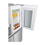 LG 625L InstaView Door in Door™ Side by Side (Perfect Steel) - Energiklasse F, Vand-/isdispenser uden vandtilkobling og Smart Diagnosis™ med Wi-Fi, GSX961NSCZ