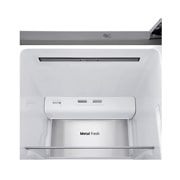 LG 625L InstaView Door in Door™ Side by Side (Perfect Steel) - Energiklasse F, Vand-/isdispenser uden vandtilkobling og Smart Diagnosis™ med Wi-Fi, GSX961NSCZ